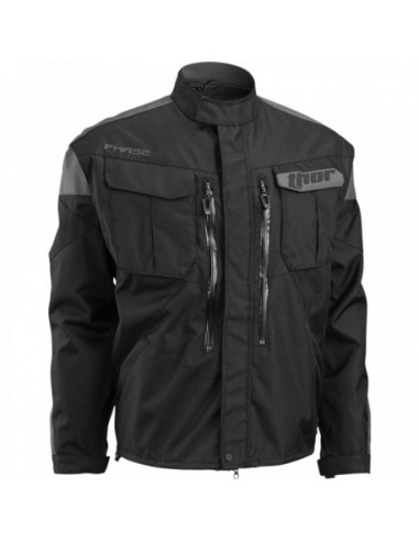 CHAQUETA THOR S6 PHASE L NGR/GR