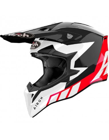CASCO AIROH WRAAP RELOADED RED GLOSS