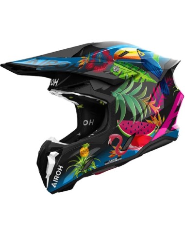 CASCO AIROH TWIST 3 AMAZONIA GLOSS 