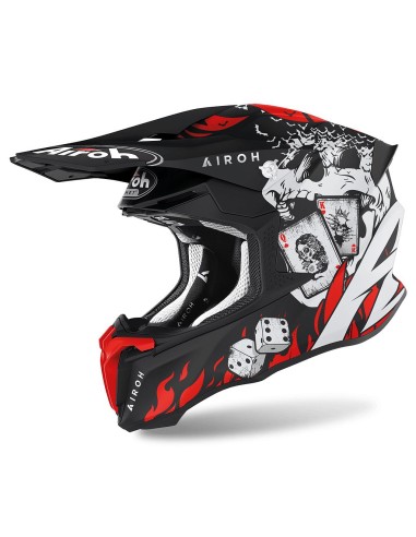 CASCO AIROH TWIST 2.0 HELL MAT