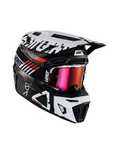 CASCO LEATT 9.5 CARBON BLANCO V23