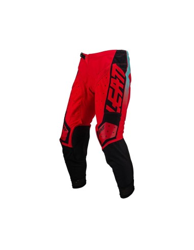 PANTALON LEATT MOTO 4.5 ROJO 24