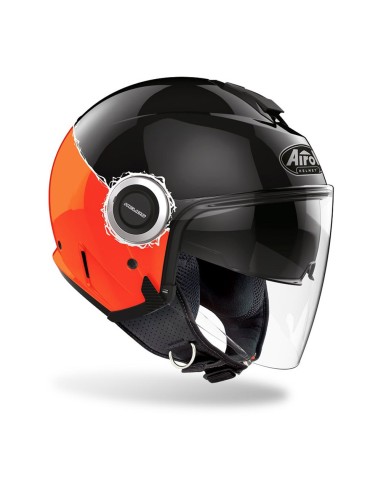  CASCO JET AIROH HELIOS FLUO NGR NAR