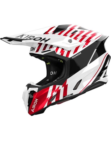 CASCO AIROH TWIST 3 THUNDER RED GLOSS