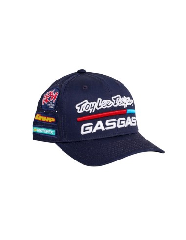 GORRA TLD GASGAS TEAM CURVED AZUL