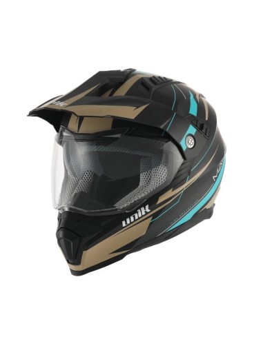 CASCO UNIK TRAIL MARS DV U-10 AZUL/NEGRO