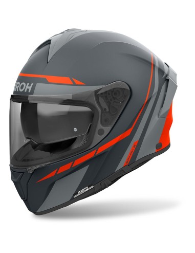 CASCO AIROH SPARK 2 SPINNER ORANGE MAT