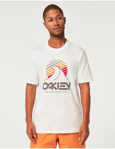 CAMISETA OAKLEY ONE WAVE B1B BLANCA 