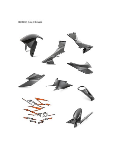 KIT PLASTICA CARBONO KTM 1290 SD R