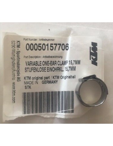 ABRAZADERA 15,7MM KTM/HUSQVARNA/GASGAS