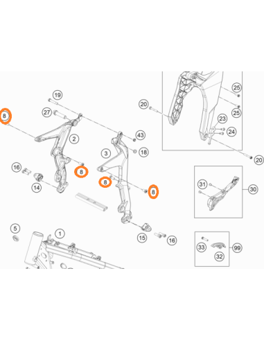 TORNILLO M10X20 KTM/HUSQVARNA