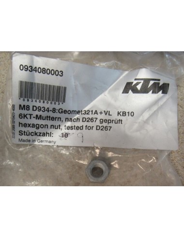 TUERCA DIN0934 M8 KTM/HUSQVARNA/GASGAS