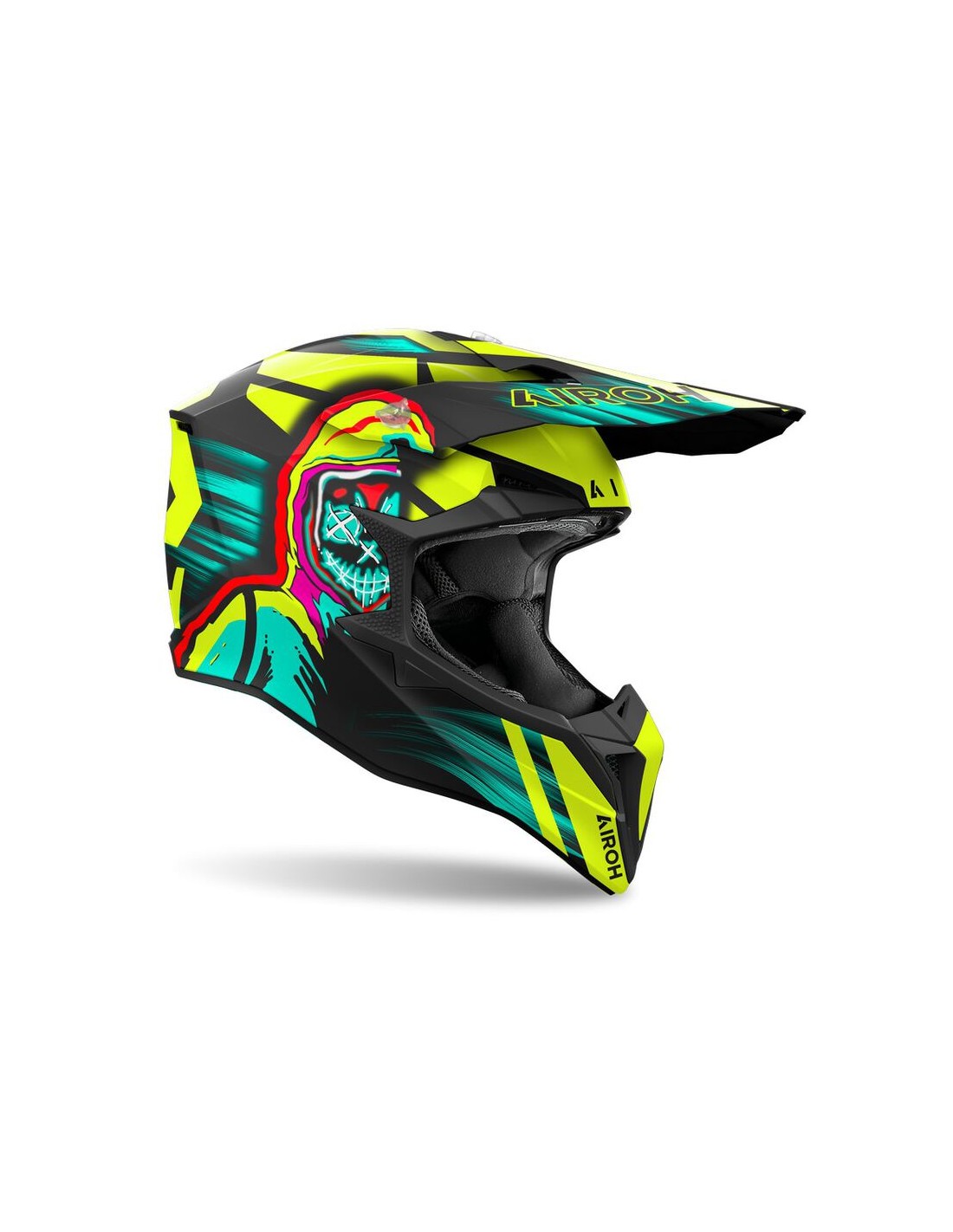 CASCO AIROH WRAAP CYBER YELLOW MATT CASCO AIROH WRAAP CYBER YELLOW MATT