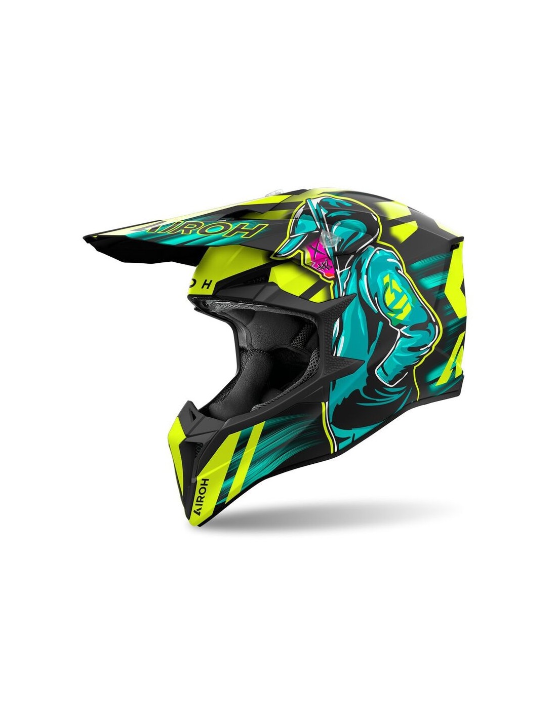 CASCO AIROH WRAAP CYBER YELLOW MATT CASCO AIROH WRAAP CYBER YELLOW MATT