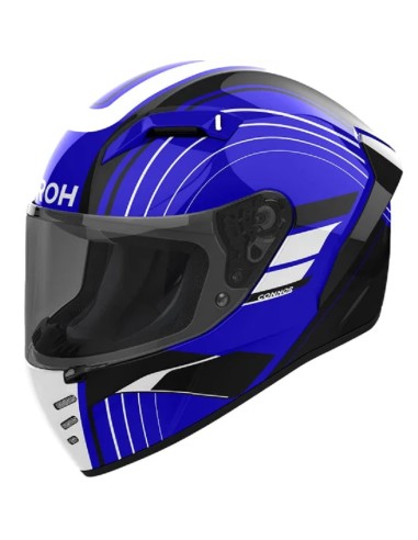 CASCO AIROH CONNOR ACHIEVE BLUE GLOSS CASCO AIROH CONNOR ACHIEVE BLUE GLOSS