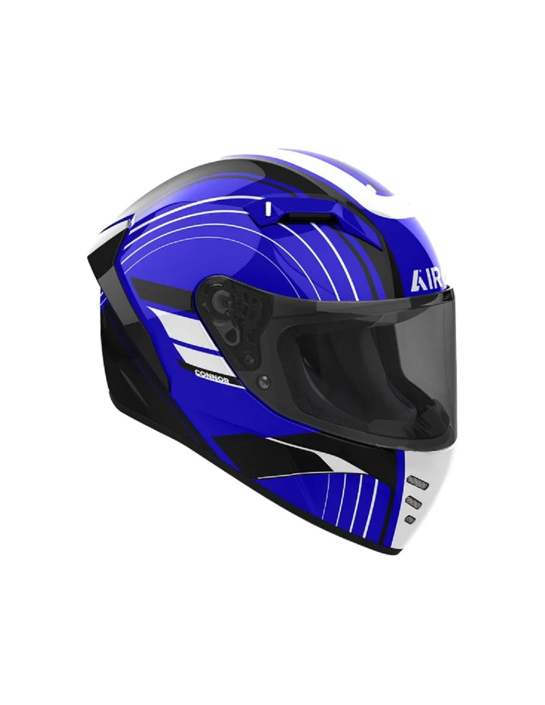CASCO AIROH CONNOR ACHIEVE BLUE GLOSS CASCO AIROH CONNOR ACHIEVE BLUE GLOSS