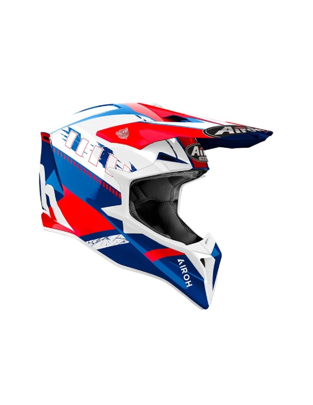 CASCO AIROH WRAAP FEEL BLUE/RED GLOSS CASCO AIROH WRAAP FEEL BLUE/RED GLOSS