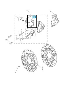 CHAVETA FRENO TRIUMPH