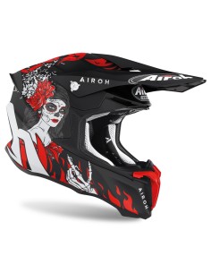 CASCO AIROH TWIST 2.0 HELL MAT 2