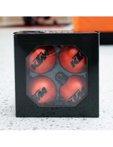 SET 4 BOLAS NAVIDAD KTM 