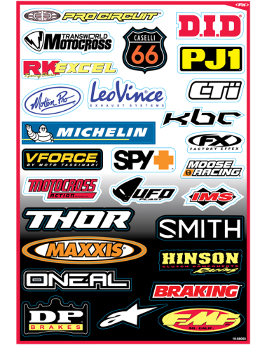 KIT ADHESIVOS PATROCINADORES FACTORY...