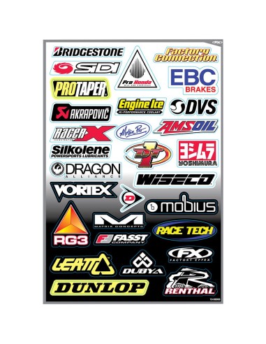 KIT ADHESIVOS PATROCINADORES FACTORY...