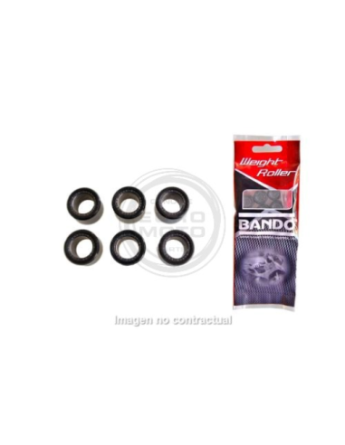 KIT 6 RODILLOS VARIADOR BANDO 20X15...