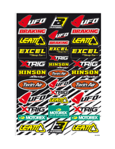 KIT ADHESIVOS LOGOS BLACKBIRD RACING