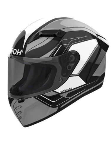CASCO AIROH CONNOR DUNK BLACK GLOSS