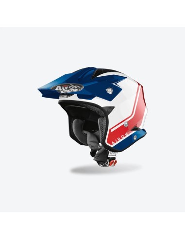 CASCO AIROH TRR S KEEN AZUL/ROJO GLOSS
