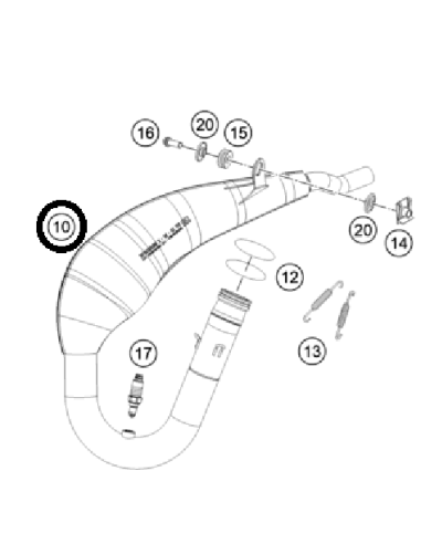 COLECTOR KTM EXC 250 