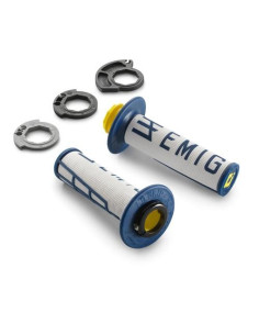 Puños Husqvarna Jeff Emig lock-on con anillo de aluminio