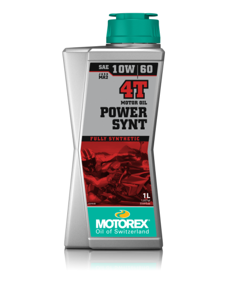 Motorex Power Synt 4T 10W60 1 L: aceite totalmente sintético