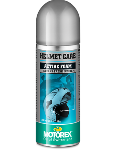 Motorex Helmet Care, espuma limpiadora para cascos de 200 ml