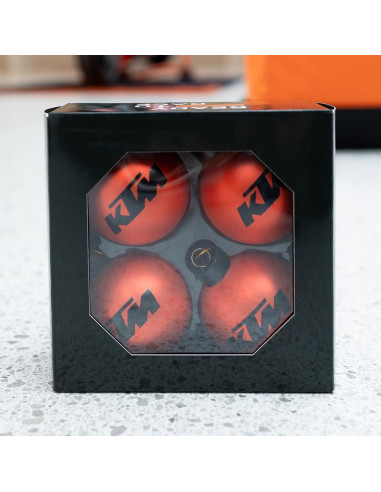 SET 4 BOLAS NAVIDAD KTM 