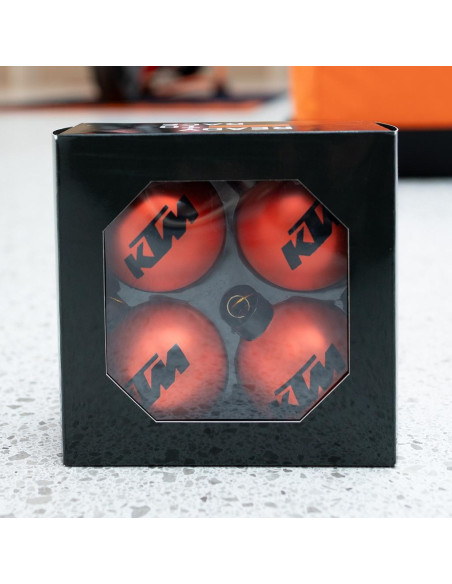 SET 4 BOLAS NAVIDAD KTM 