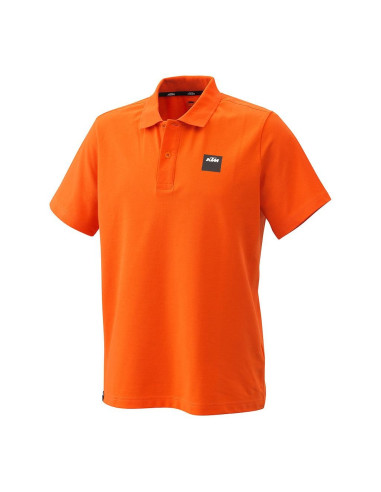 Polo KTM Pure Racing Orange, ajuste unisex de algodón